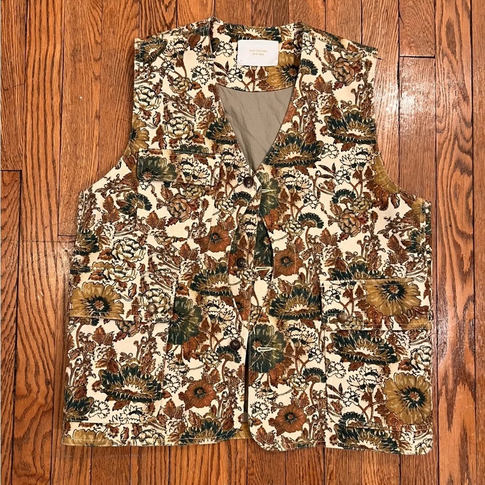 Aime Leon Dore Floral Varsity Jacket - Brown and Green